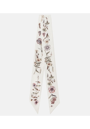 Loro Piana Floral silk scarf