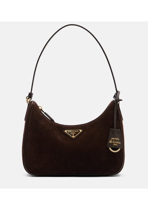 Prada Prada Re-Edition suede shoulder bag