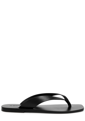A.emery Kinto Leather Flip Flops - Black - 37 (IT37/ UK4)