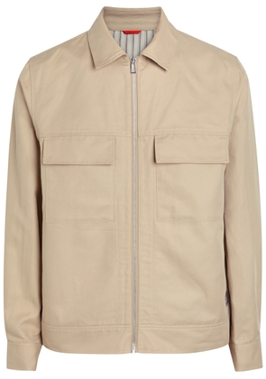 PS Paul Smith Cotton and Linen-blend Overshirt - Beige - XL