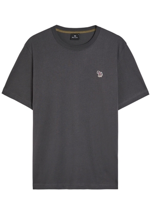 PS Paul Smith Appliquéd Cotton T-shirt - Dark Grey - Xxl