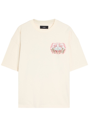 Amiri Chateau Printed Cotton T-shirt - Ivory - XL