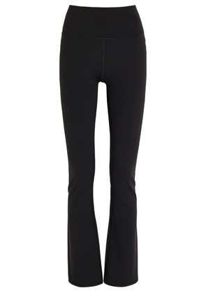 Vuori All The Feels Slim Flared-leg Stretch-jersey Leggings - Black - S (UK8-10 / S)