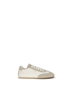 Prada Cream Lamb Ovis Aries Aries Low Top Sneakers - EU36/US6