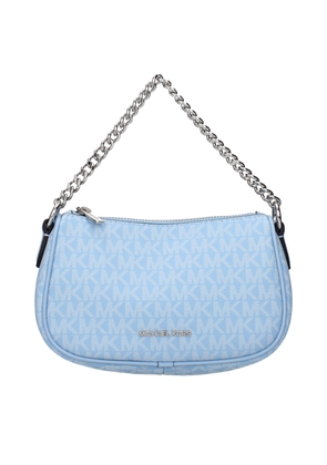 Michael Kors Light Blue Fabric Handbags