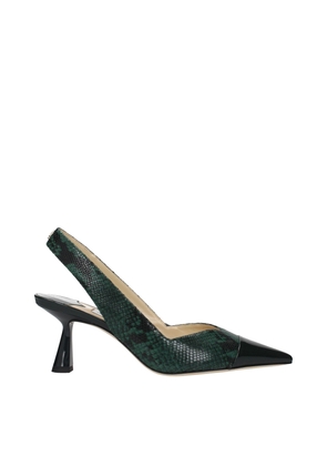 Jimmy Choo Green Leather High Heel Pumps - EU36/US6