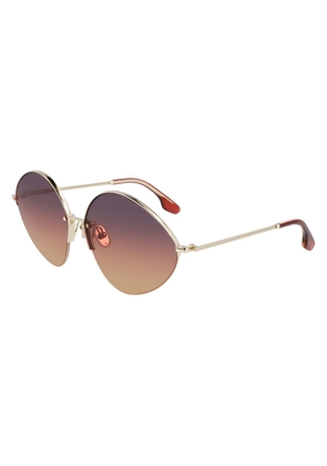 Victoria Beckham Gold Metal Sunglasses