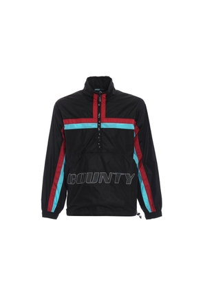 Marcelo Burlon Black Polyamide Shell Jacket - L