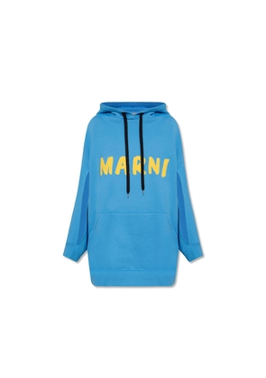 Marni Blue Cotton Sweatshirt - 40