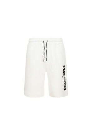 Missoni White Cotton Bermuda Shorts - L
