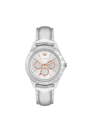 Juicy Couture Silver Plastic Dress Watch
