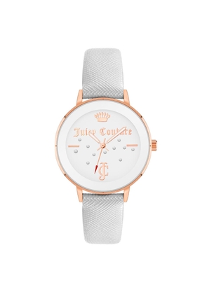 Juicy Couture White Plastic Dress Watch