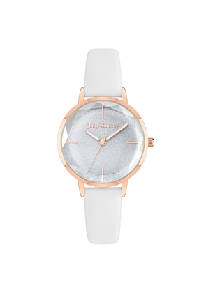 Juicy Couture White Plastic Dress Watch