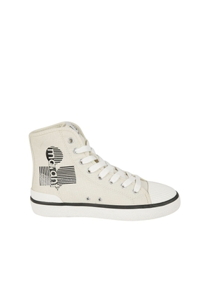 Isabel Marant Beige Canvas High Top Sneakers - EU35/US5