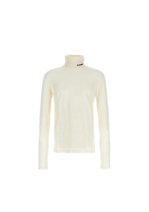 Jil Sander White Polyester Turtleneck - XXL