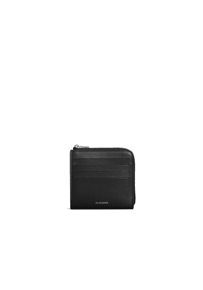 Jil Sander Black Leather Cardholder