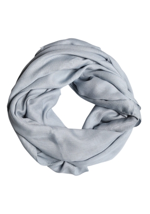 Dolce & Gabbana Light Blue Cashmere Knitted Shawl