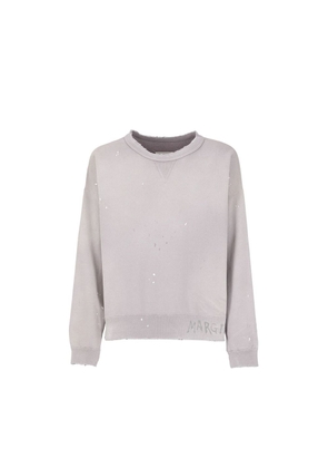 Maison Margiela Purple Cotton Sweatshirt - XL