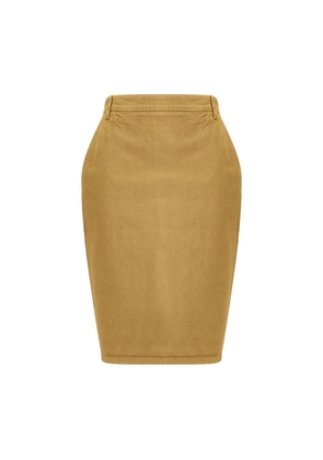 Saint Laurent Denim Pencil Skirt - 26