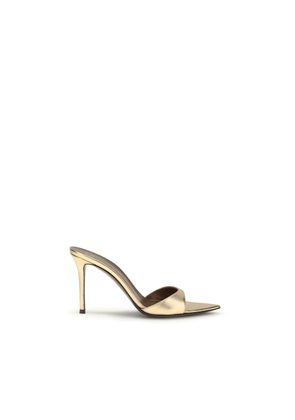 Giuseppe Zanotti Gold Leather Stiletto Heel Sandals - EU38.5/US8.5
