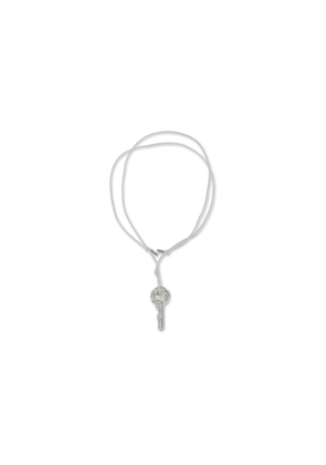 MM6 Silver Brass Necklace - One Size