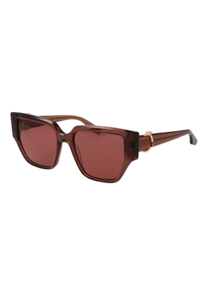 Trussardi Brown Acetate Sunglasses