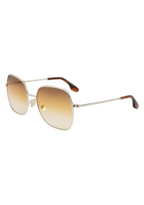Victoria Beckham Gold Metal Sunglasses