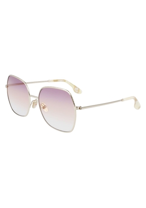 Victoria Beckham Gold Metal Sunglasses
