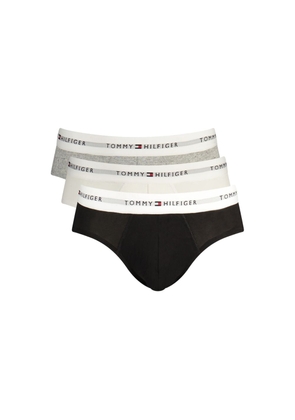 Tommy Hilfiger Grey Cotton Men's Briefs - S