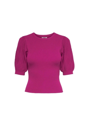 Jacqueline De Yong Fuchsia Viscose Sweatshirt - M