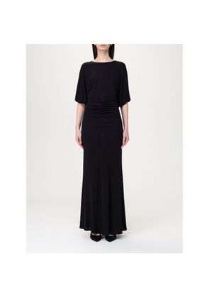 Twinset Black Elastane Casual Dress - IT46