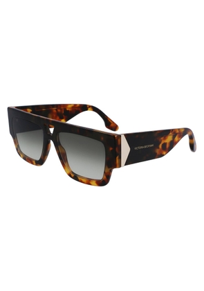 Victoria Beckham Brown Acetate Sunglasses