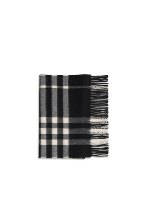 Burberry Black Cashmere Scarf