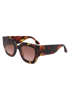 Victoria Beckham Red Acetate Sunglasses