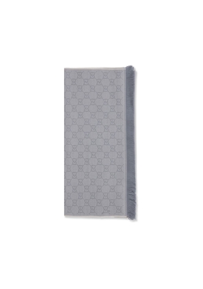 Gucci Gray Wool Scarf