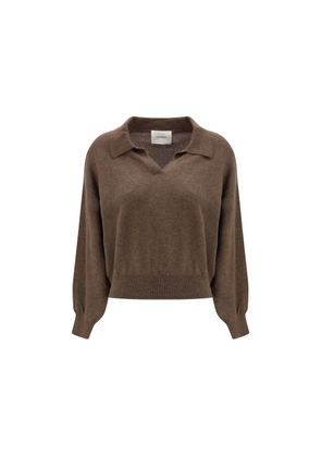 Lisa Yang Brown Cashmere Sweatshirt - 2