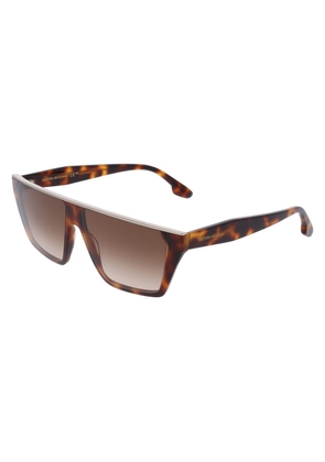 Victoria Beckham Brown Acetate Sunglasses