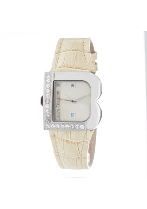 Laura Biagiotti Beige Stainless Steel Dress Watch