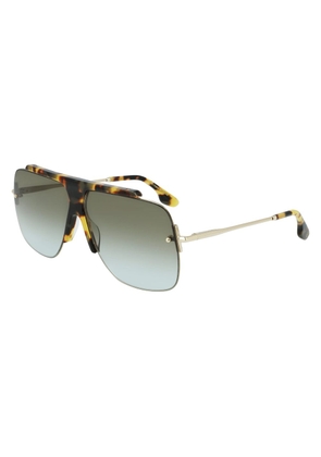 Victoria Beckham Brown Acetate Sunglasses