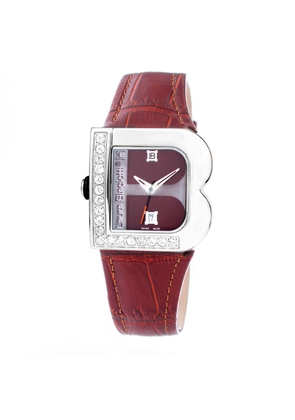Laura Biagiotti Brown Leather Dress Watch