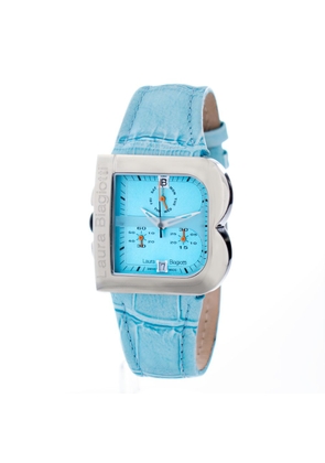 Laura Biagiotti Blue Leather Dress Watch