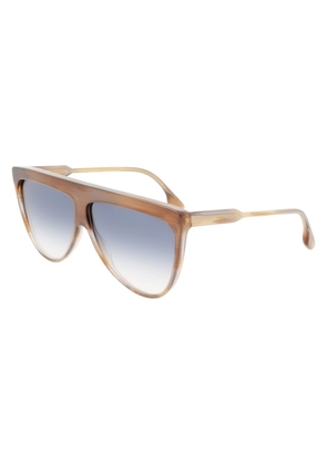 Victoria Beckham Brown Acetate Sunglasses