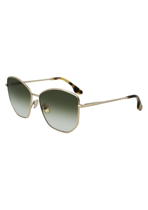 Victoria Beckham Gold Metal Sunglasses