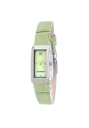 Laura Biagiotti Green Leather Dress Watch