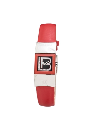 Laura Biagiotti Red Leather Dress Watch