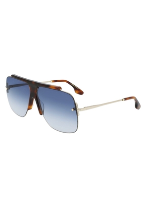 Victoria Beckham Brown Acetate Sunglasses