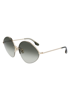 Victoria Beckham Gold Metal Sunglasses