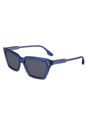Victoria Beckham Blue Acetate Sunglasses