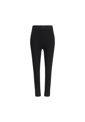 Marine Serre Black Viscose Leggings - M