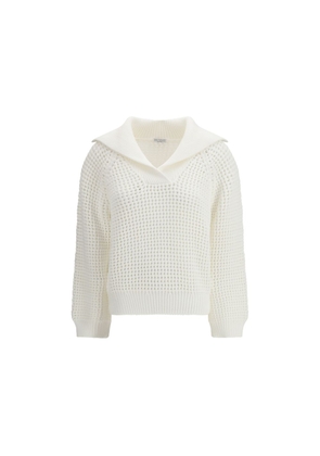 Brunello Cucinelli White Cotton Sweatshirt - S
